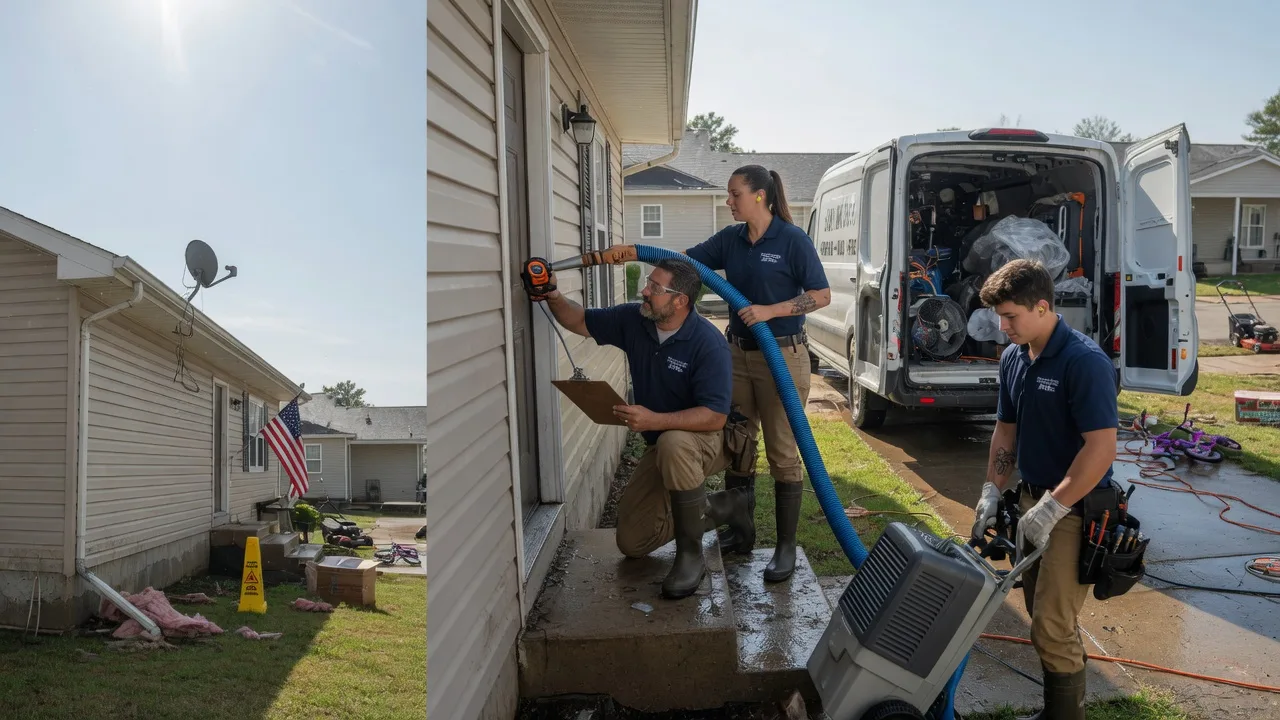 Ceiling Water Damage Restoration in Fisher, MN near me